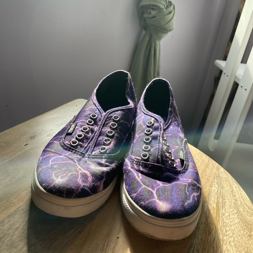 Purple Lightning Vans - Picture 2 of 8